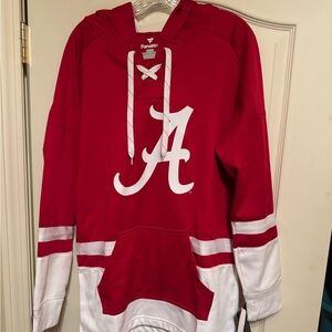 Alabama Crimson Tide Fanatics Battle Hoodie Hockey Style Brand New Size Medium